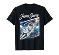 Jesus Christ Saves Christian Soccer T-Shirt - Graphic Print Unisex - T-Shirt, Sweatshirt, Hoodie