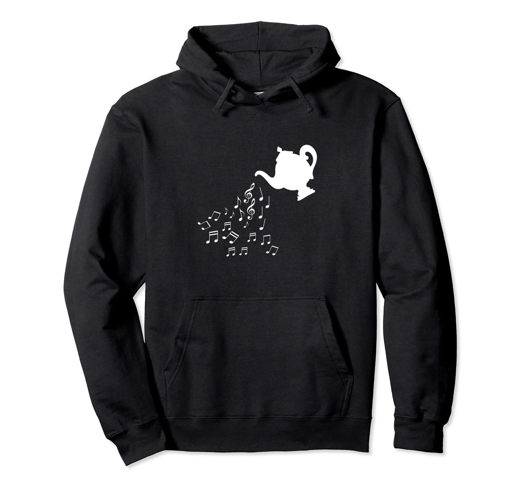 Teapot Pouring Music Music Fan Hoodie - Custom Art Print Men Women - T-Shirt, Sweatshirt, Hoodie