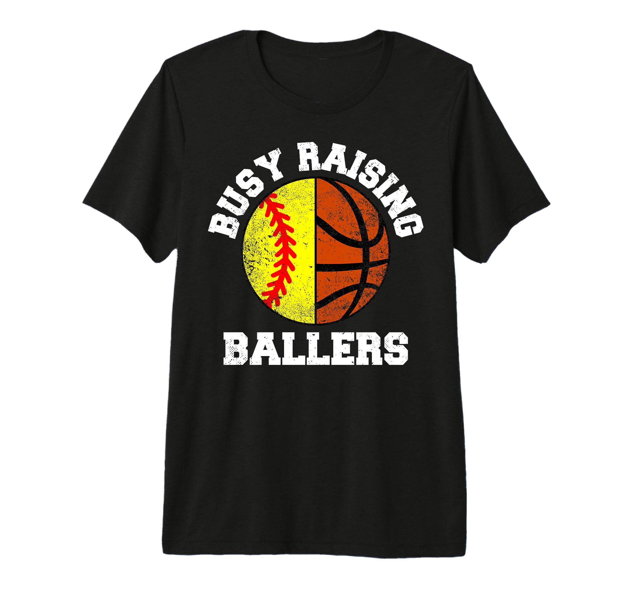 Busy Raising Ballers Funny Softball T-Shirt - Trendy Graphic Men Women - T-Shirt, Sweatshirt, Hoodie