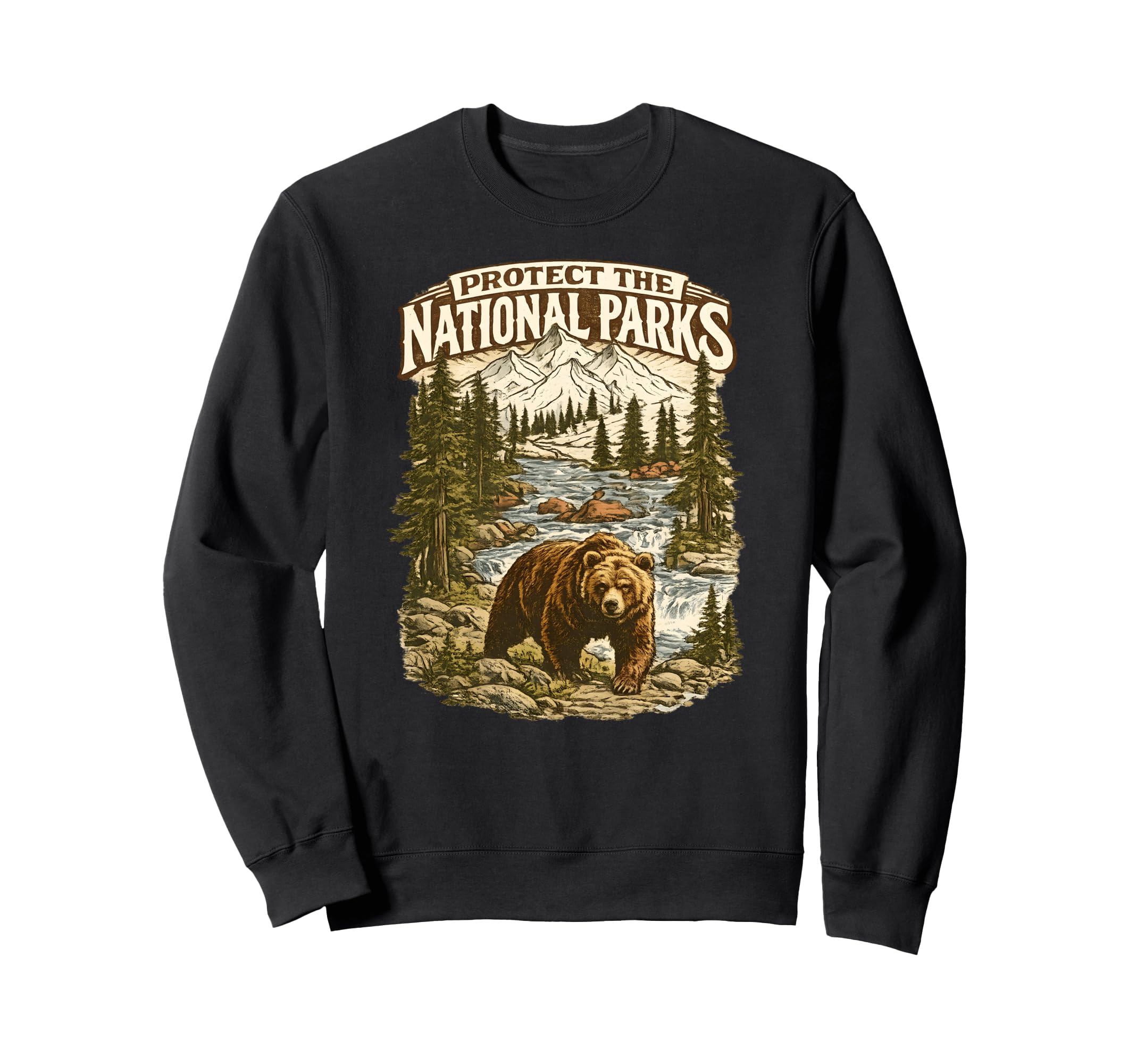 Protect National Parks Nature Sweatshirt - Novelty Apparel for Adults - T-Shirt, Sweatshirt, Hoodie
