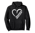 Funny Soccer Heart Soccer Player Hoodie - Novelty Apparel Unisex - T-Shirt, Sweatshirt, Hoodie