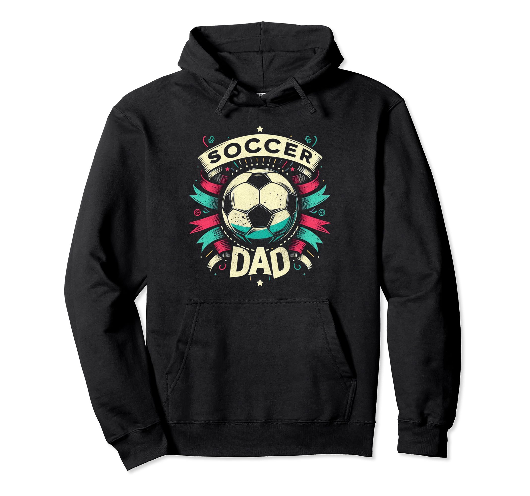 Soccer Dad Family Matching Dad Fathers Hoodie - Trendy Graphic for Adults - T-Shirt, Sweatshirt, Hoodie