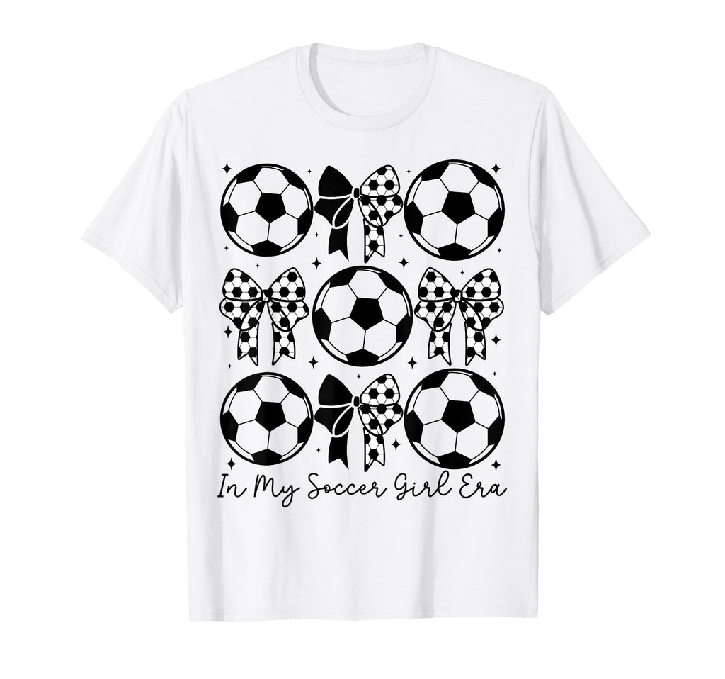 My Soccer Era Bow Soccer Player T-Shirt - Minimalist Print Unisex - T-Shirt, Sweatshirt, Hoodie