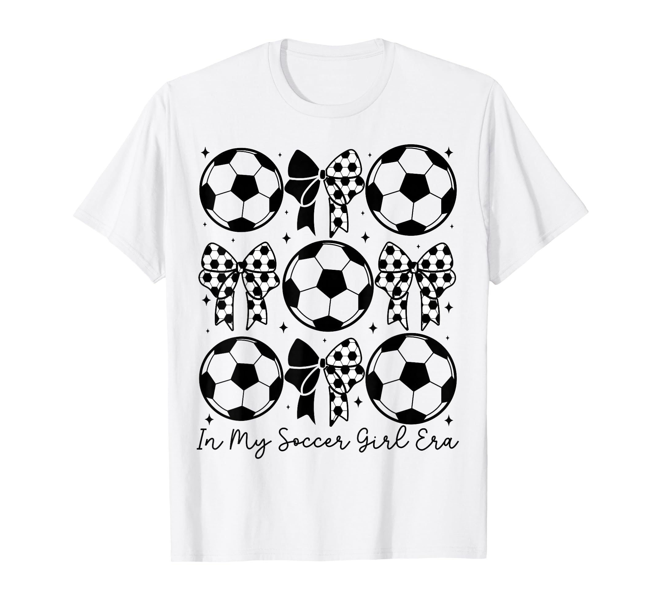 My Soccer Era Bow Soccer Player T-Shirt - Custom Art Print Men Women - T-Shirt, Sweatshirt, Hoodie