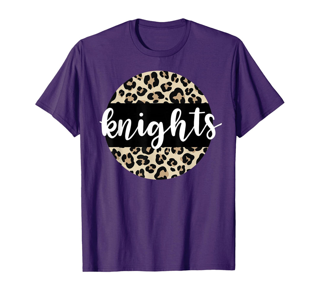 Leopard Knights Team Mascot School Spirit T-Shirt - Unique Graphic Unisex - T-Shirt, Sweatshirt, Hoodie
