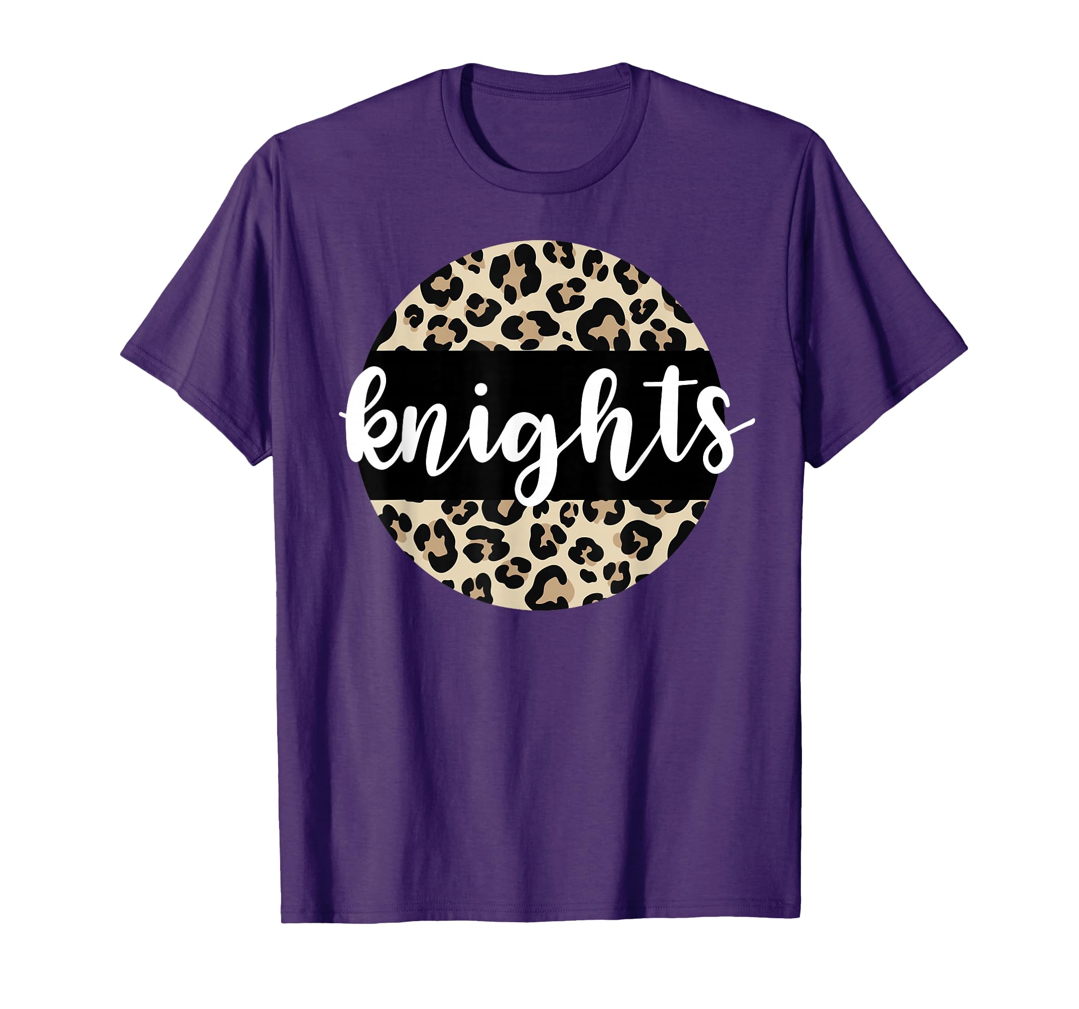 Leopard Knights Team Mascot School T-Shirt - Minimalist Print for Adults - T-Shirt, Sweatshirt, Hoodie
