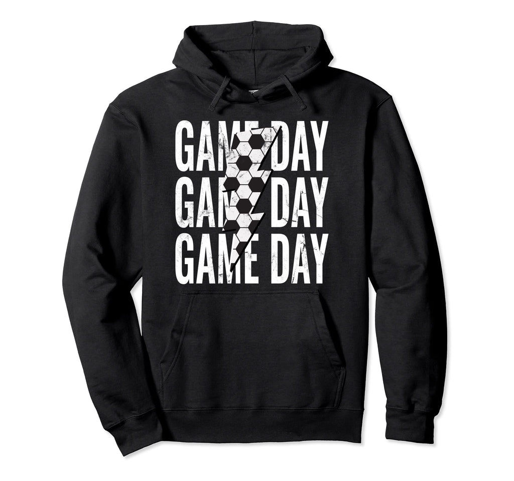 Womens Soccer Mom Leopard Game Day Hoodie - Unique Graphic Men Women - T-Shirt, Sweatshirt, Hoodie