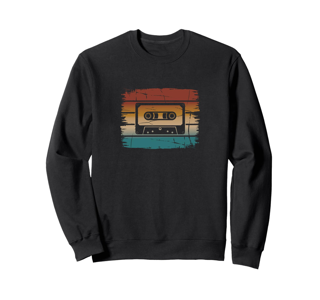 Cassette Tape Music Sweatshirt - Graphic Print for Adults - T-Shirt, Sweatshirt, Hoodie