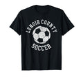 Lenoir County Soccer Distressed 90S T-Shirt - Fun Novelty Design for Adults - T-Shirt, Sweatshirt, Hoodie