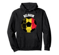 Belgium Soccer Game Player Football Hoodie - Custom Art Print Men Women - T-Shirt, Sweatshirt, Hoodie