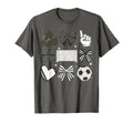 Soccer Coquette Bow Football Mama T-Shirt - Custom Art Print Men Women - T-Shirt, Sweatshirt, Hoodie