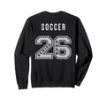 Soccer Senior 2026 Back Soccer Sweatshirt - Unique Graphic for Adults - T-Shirt, Sweatshirt, Hoodie