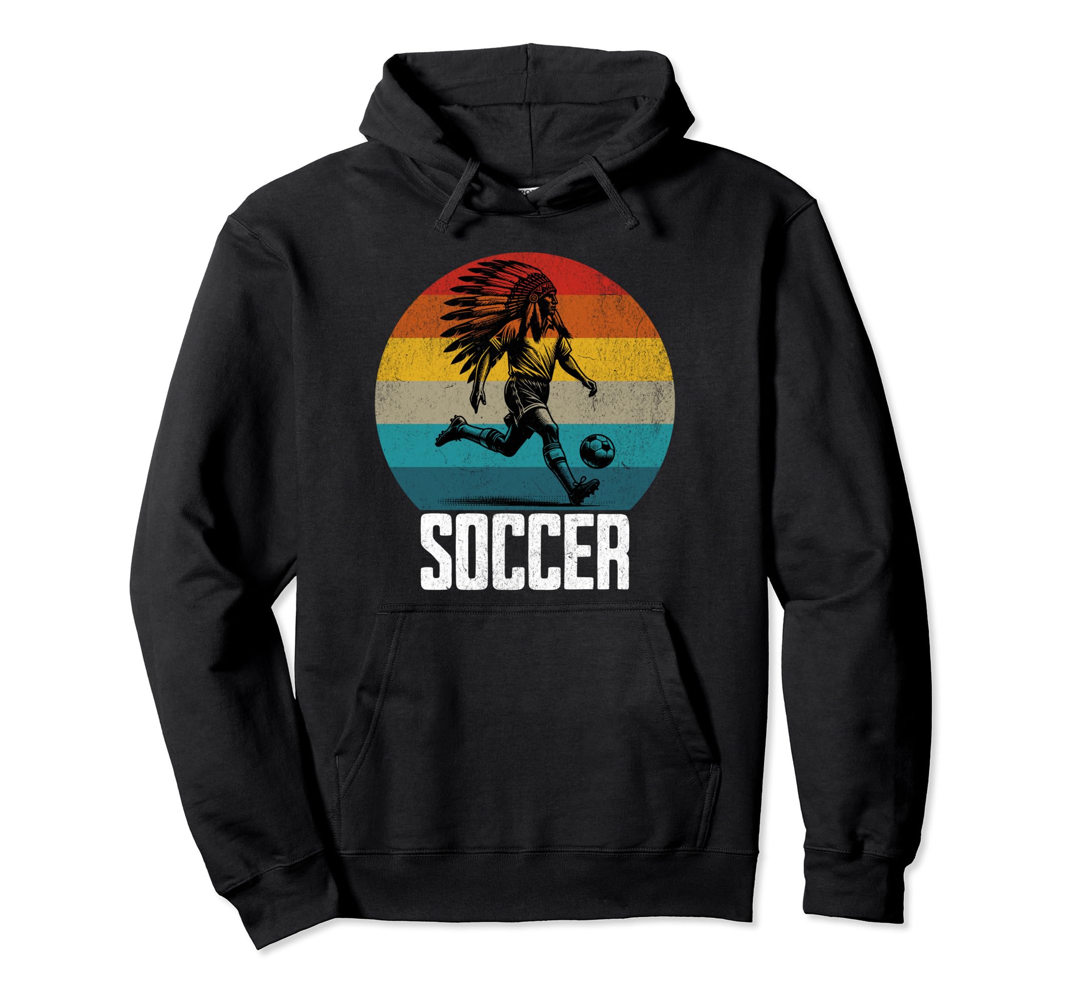 Funny Native American Player Sunset Hoodie - Aesthetic Graphic Unisex - T-Shirt, Sweatshirt, Hoodie