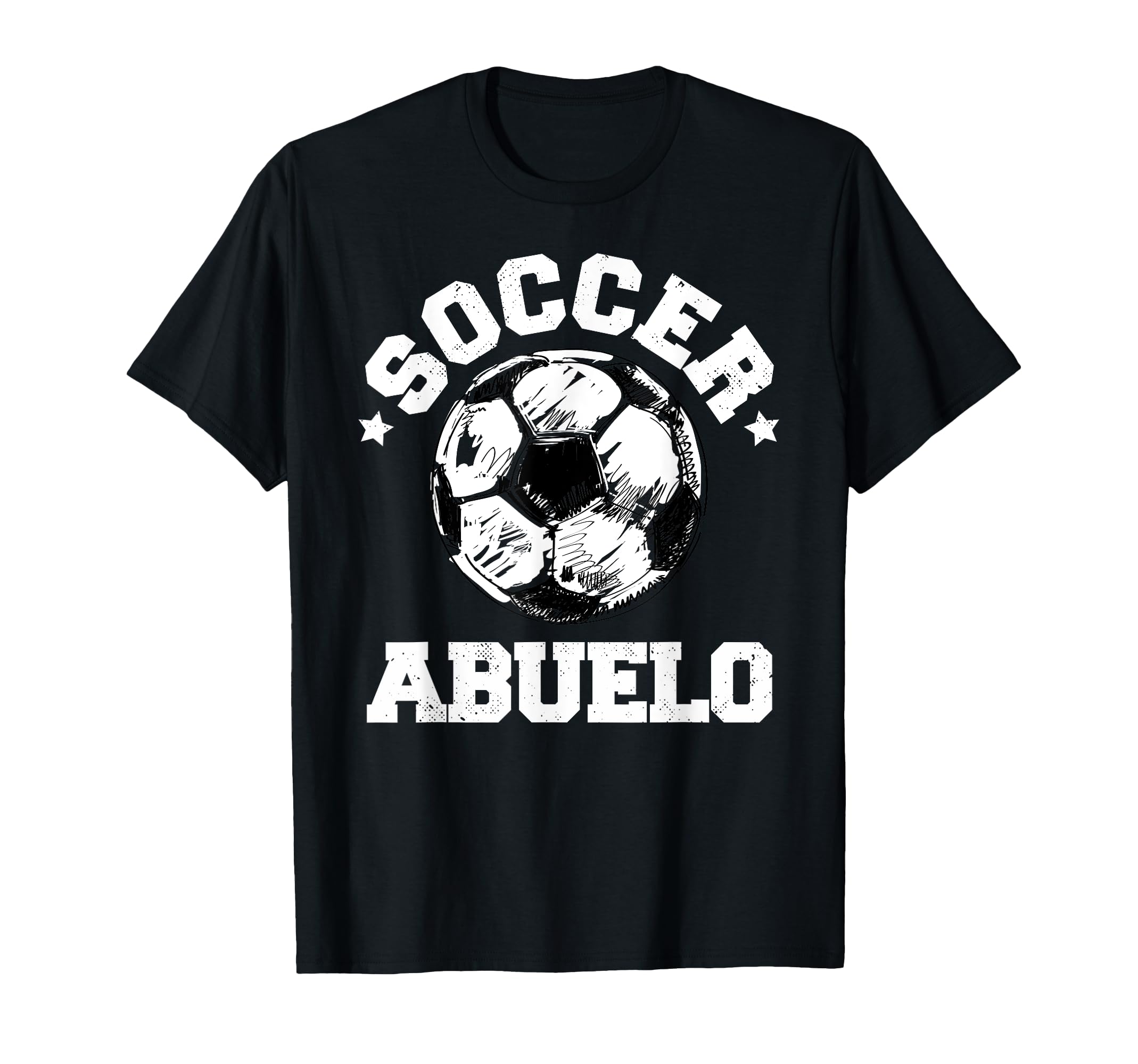 Soccer Abuelo Soccer Ball Distressed T-Shirt - Casual Everyday Wear Unisex - T-Shirt, Sweatshirt, Hoodie