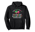 Theodore Roosevelt National Park Bison Hoodie - Graphic Print Men Women - T-Shirt, Sweatshirt, Hoodie