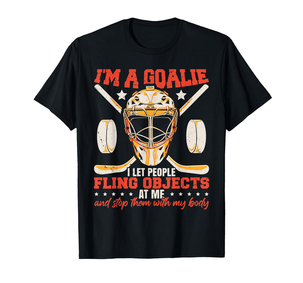 Hockey Goalkeeper Ice Hockey T-Shirt - Casual Everyday Wear for Adults - T-Shirt, Sweatshirt, Hoodie