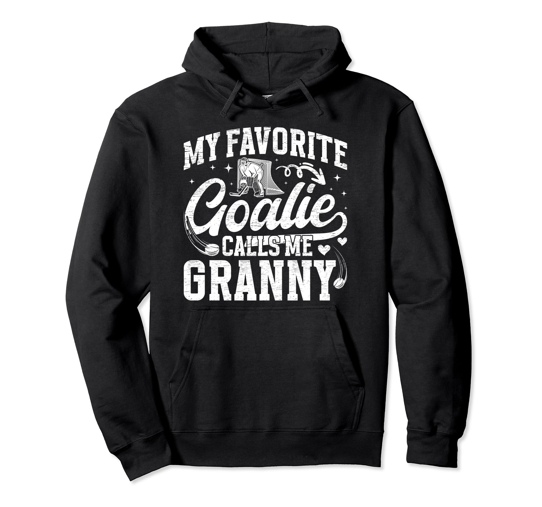 Favorite Ice Hockey Goalie Granny Ice Hoodie - Minimalist Print Unisex - T-Shirt, Sweatshirt, Hoodie