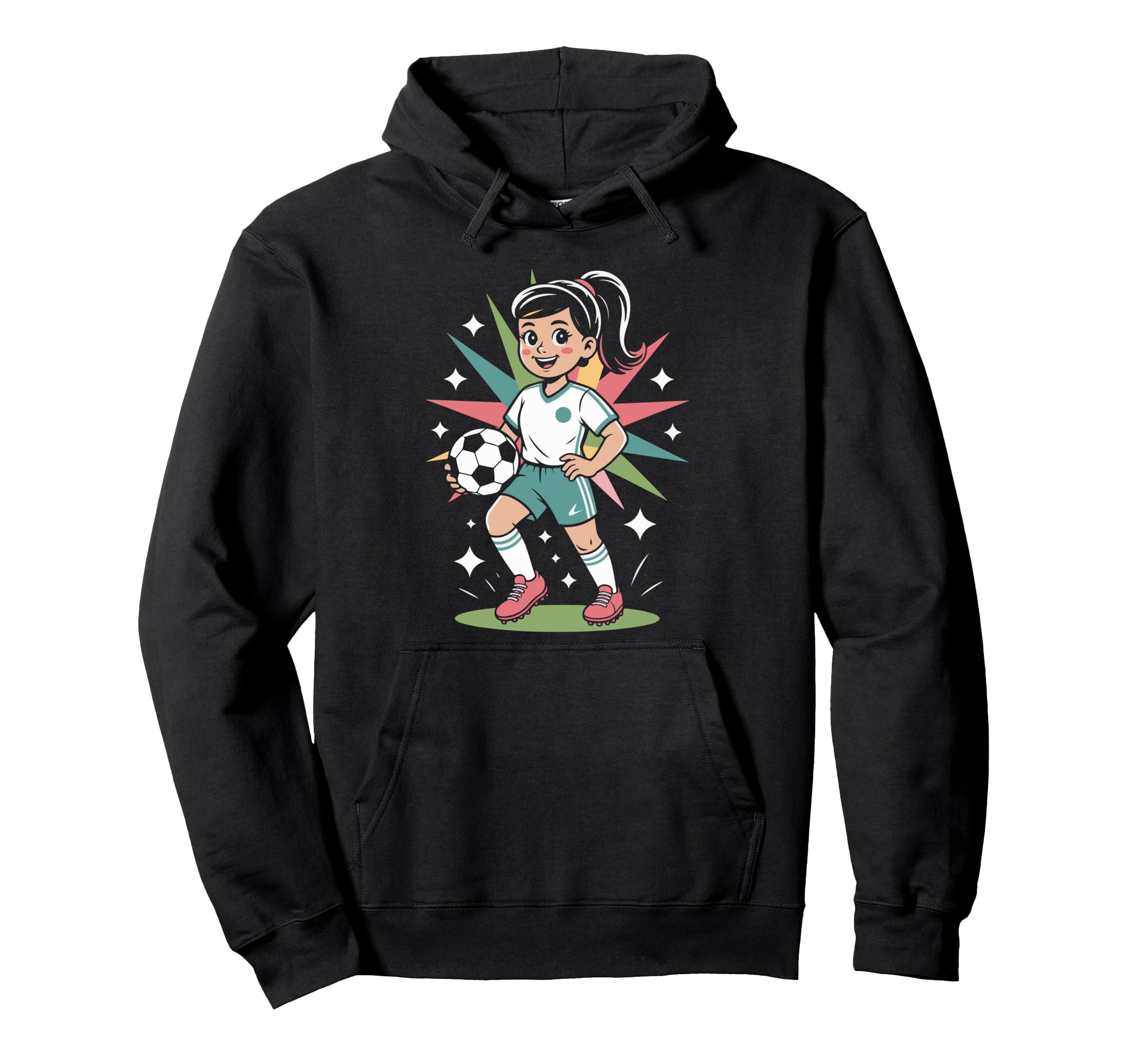 Funny Soccer Art Soccer Lover Player Hoodie - Fun Novelty Design Unisex - T-Shirt, Sweatshirt, Hoodie