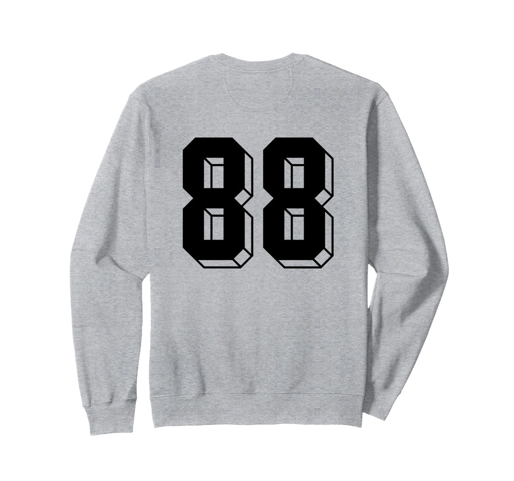 Number 88 Backside 80S 90S Team Sweatshirt - Trendy Graphic for Adults - T-Shirt, Sweatshirt, Hoodie