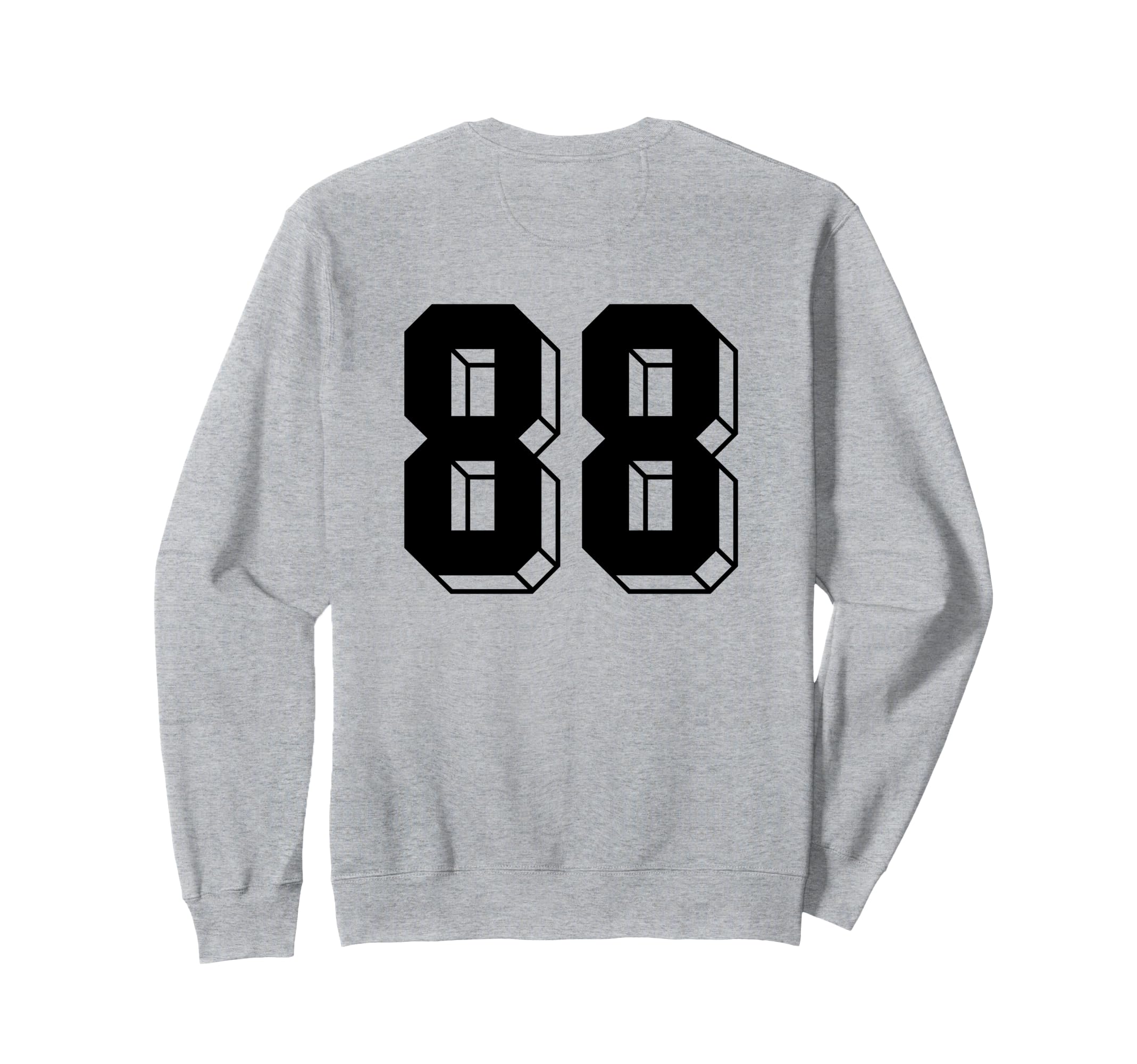 Number 88 Backside 80S 90S Team Sweatshirt - Trendy Graphic for Adults - T-Shirt, Sweatshirt, Hoodie