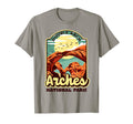 Arches National Park Double Arch Rocks T-Shirt - Unique Graphic Men Women - T-Shirt, Sweatshirt, Hoodie
