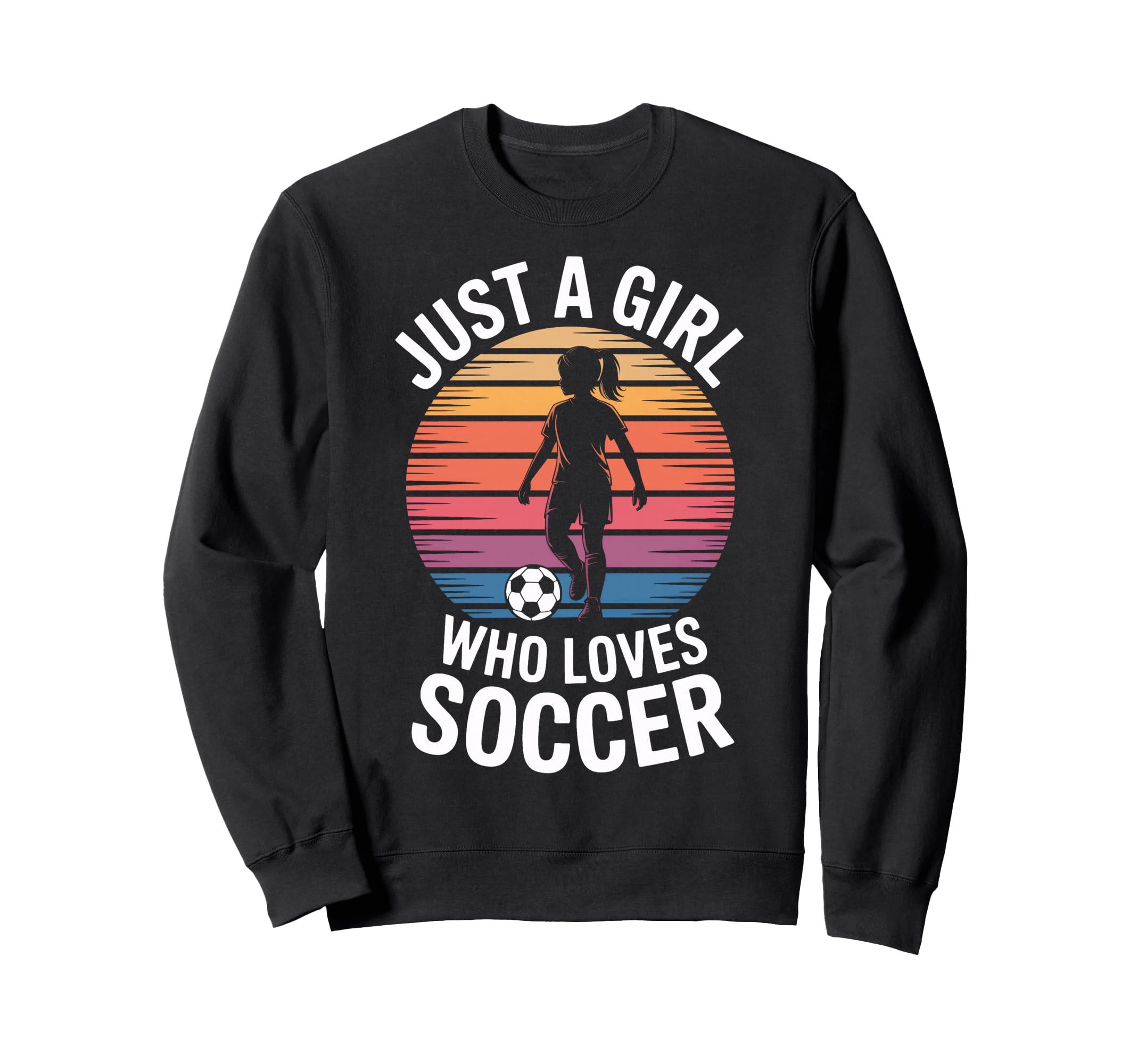 Just Who Loves Soccer Womens Soccer Sweatshirt - Minimalist Print Unisex - T-Shirt, Sweatshirt, Hoodie