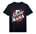 Proud Soccer Nana Funny Grandma Lover Heart T-Shirt - Graphic Print Unisex - T-Shirt, Sweatshirt, Hoodie