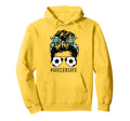 Momlife Kidlife Messy Bun Soccer Mom Hoodie - Novelty Apparel for Adults - T-Shirt, Sweatshirt, Hoodie