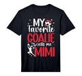 Mens My Favorite Soccer Goalie Mimi T-Shirt - Custom Art Print for Adults - T-Shirt, Sweatshirt, Hoodie
