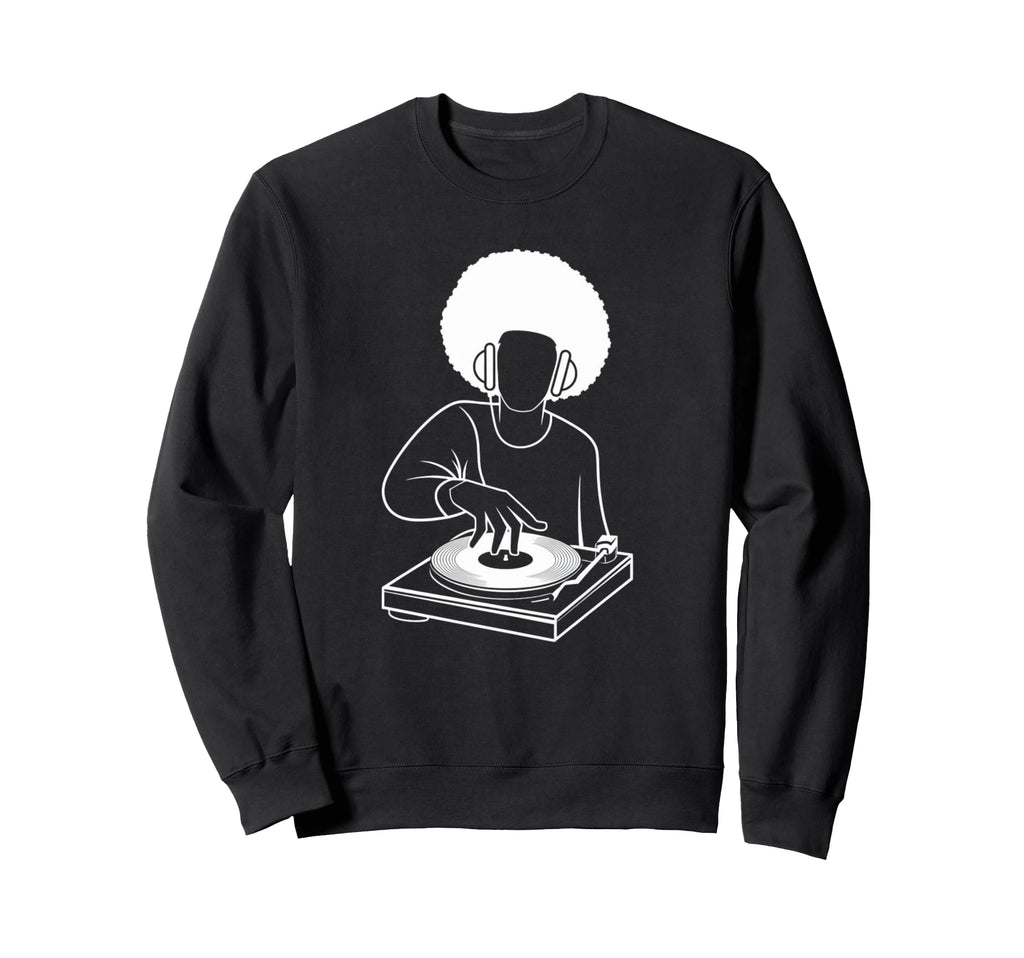 Raised Old School Hip Hop Dj Sweatshirt - Casual Everyday Wear for Adults - T-Shirt, Sweatshirt, Hoodie