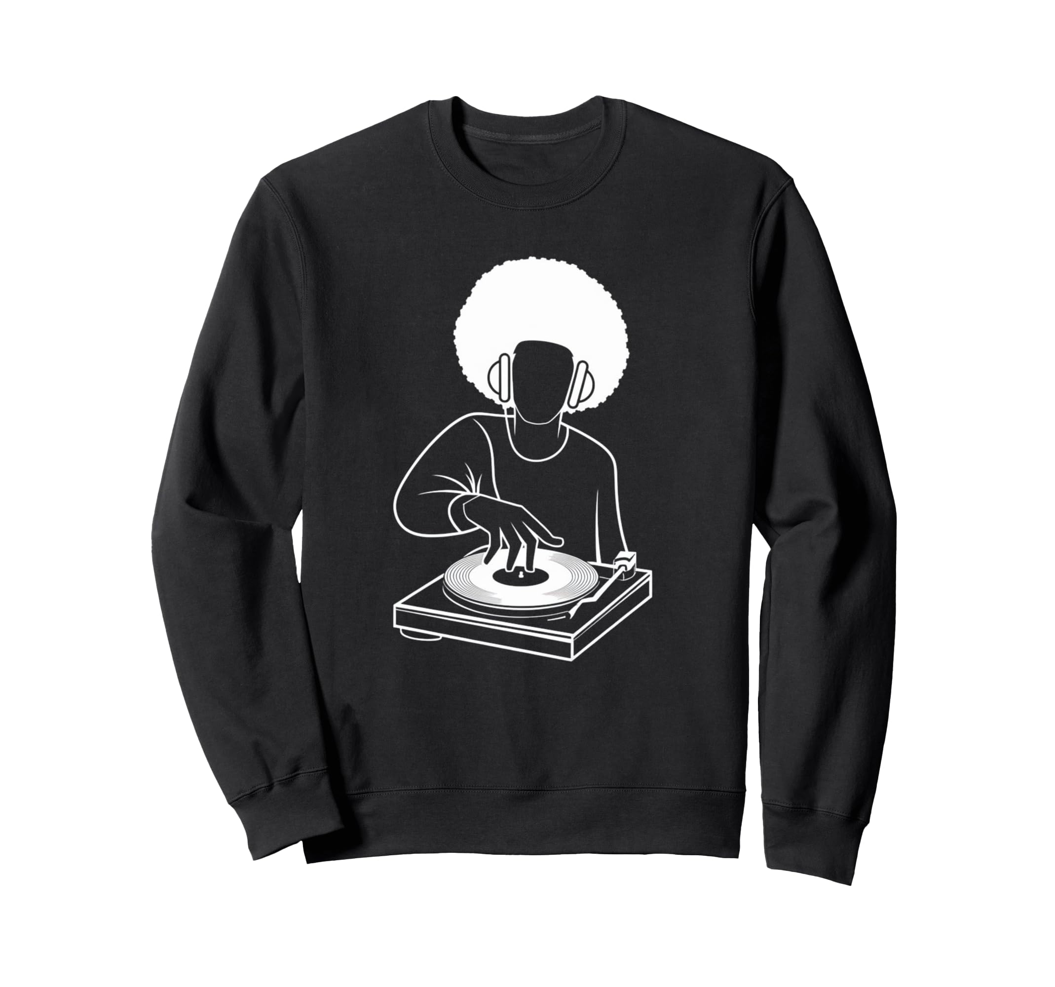 Raised Old School Hip Hop Dj Sweatshirt - Casual Everyday Wear for Adults - T-Shirt, Sweatshirt, Hoodie