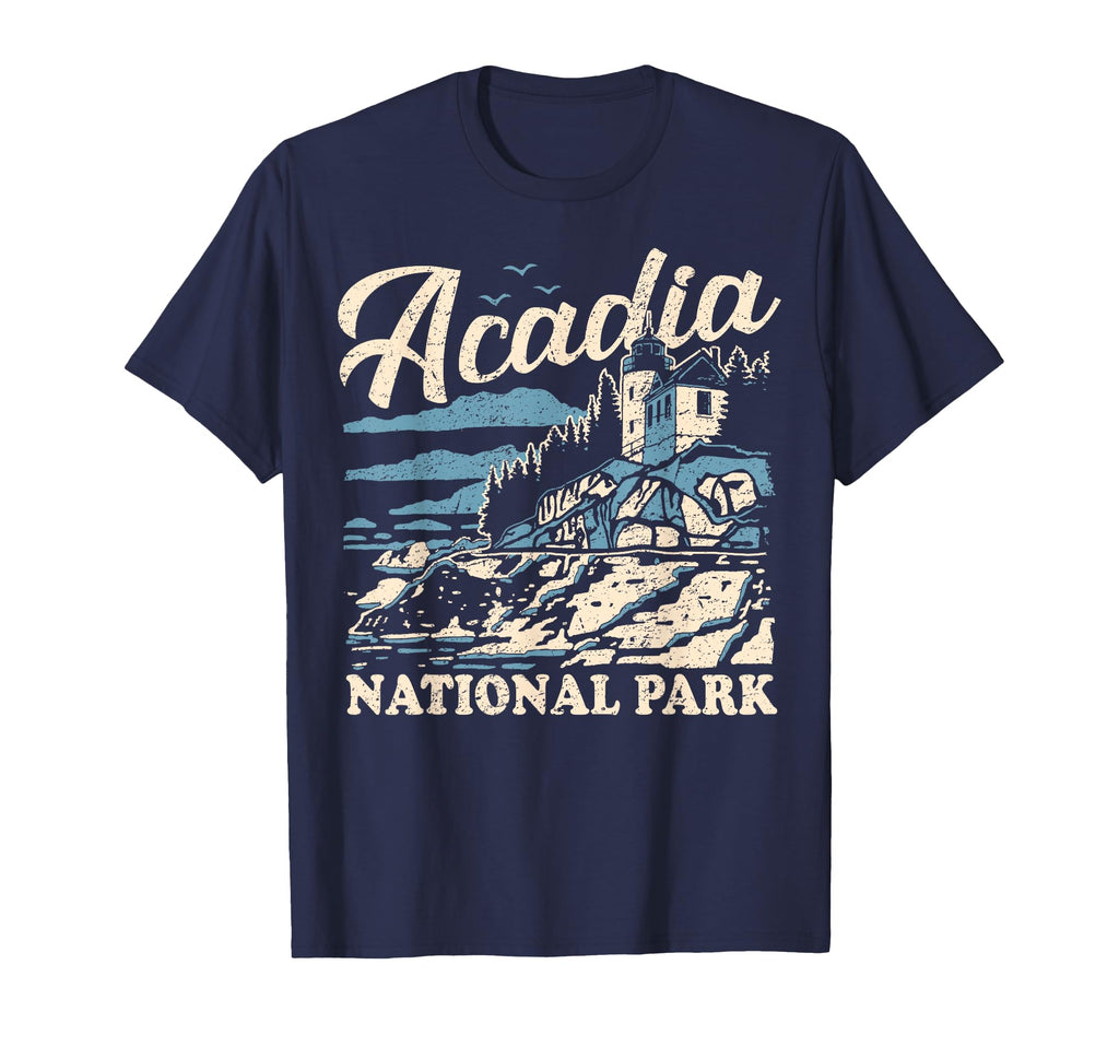 Acadia National Park Maine Distressed T-Shirt - Aesthetic Graphic Unisex - T-Shirt, Sweatshirt, Hoodie