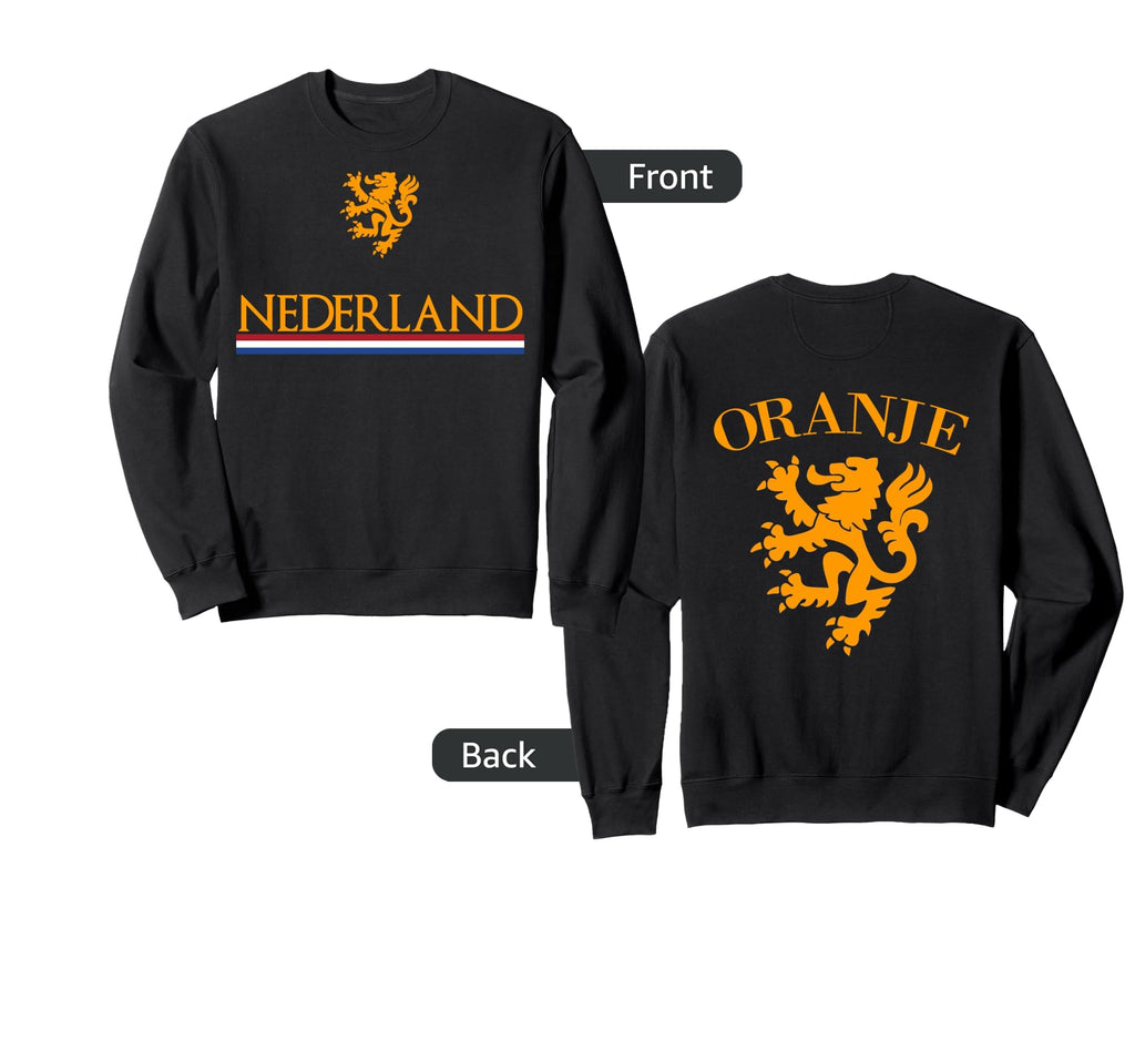 Nederland Soccer Jersey Oranje Sweatshirt - Minimalist Print for Adults - T-Shirt, Sweatshirt, Hoodie