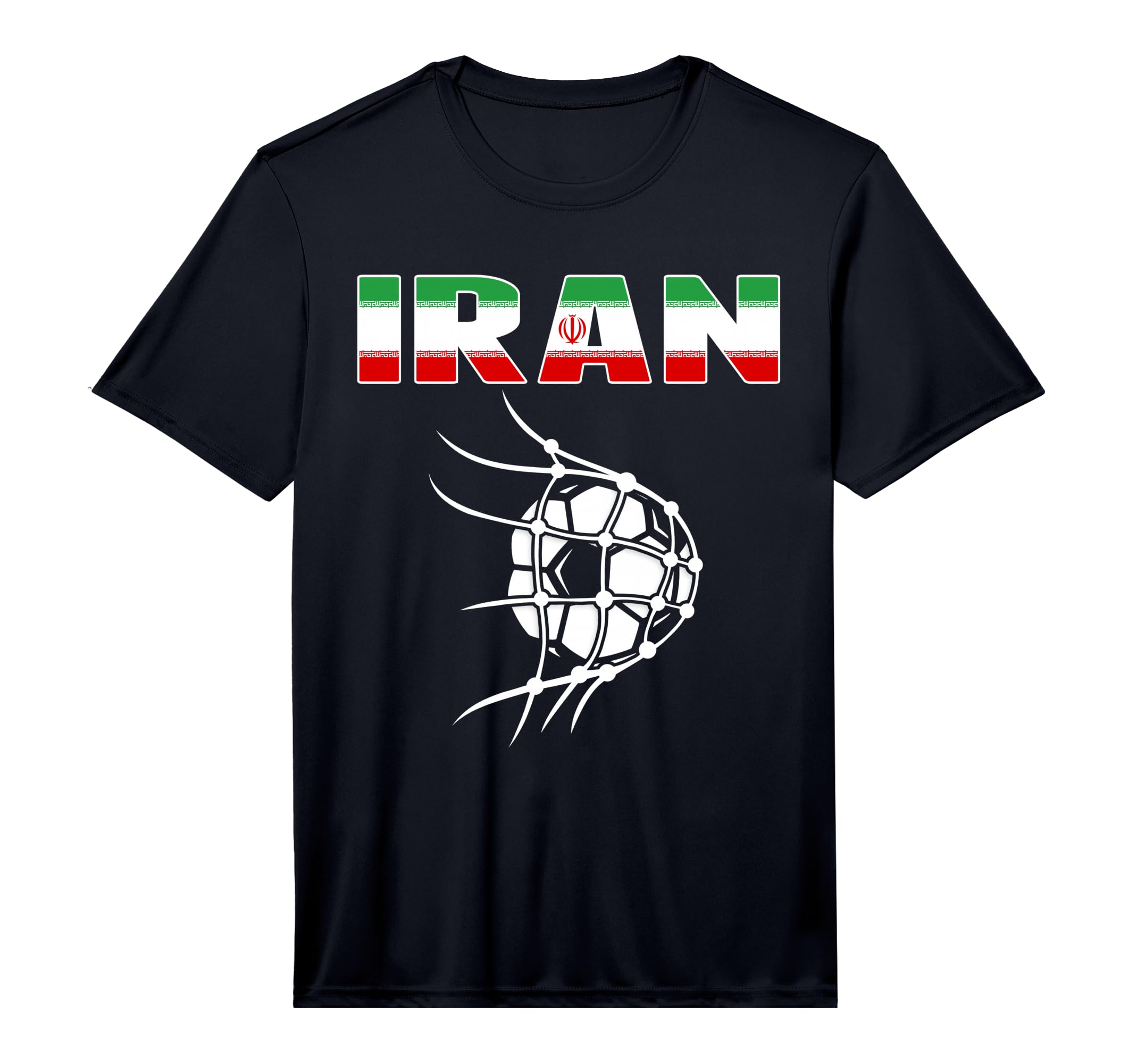 Iran Soccer Ball Net Goal Support T-Shirt - Streetwear Style for Adults - T-Shirt, Sweatshirt, Hoodie