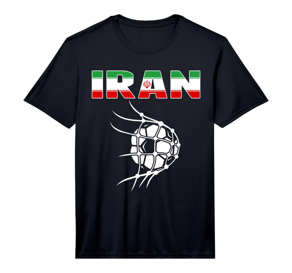 Iran Soccer Ball Net Goal T-Shirt - Casual Everyday Wear for Adults - T-Shirt, Sweatshirt, Hoodie