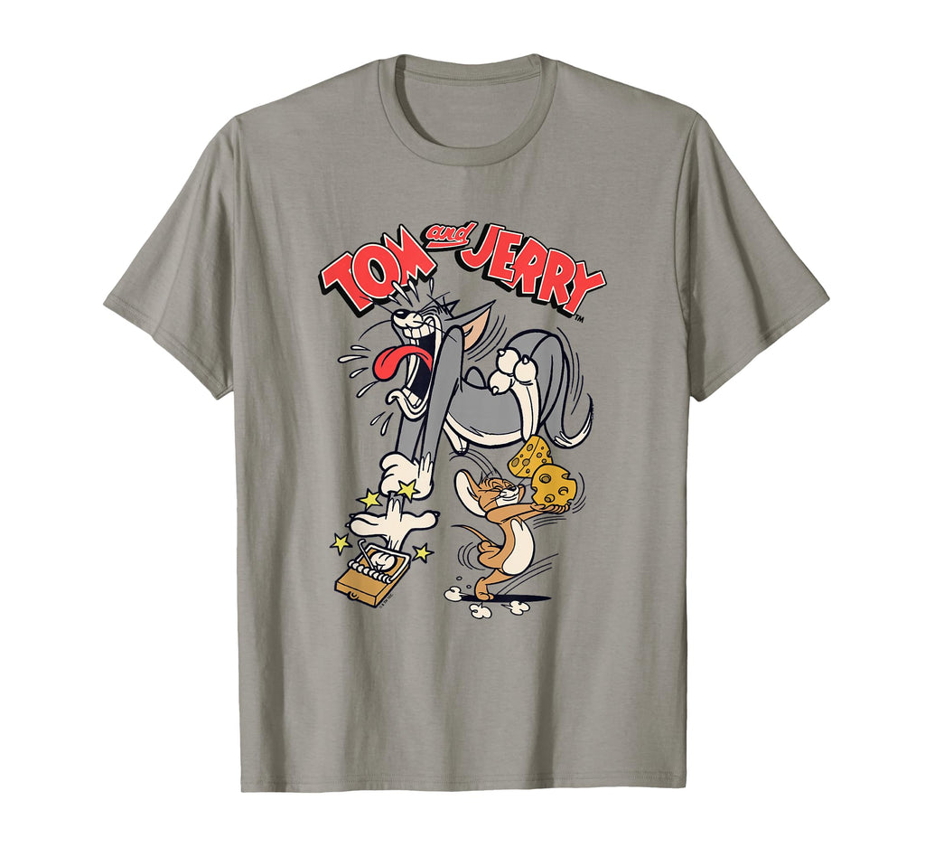 Tom And Jerry Mousetrap Fail Scene Logo T-Shirt - Aesthetic Graphic Unisex - T-Shirt, Sweatshirt, Hoodie