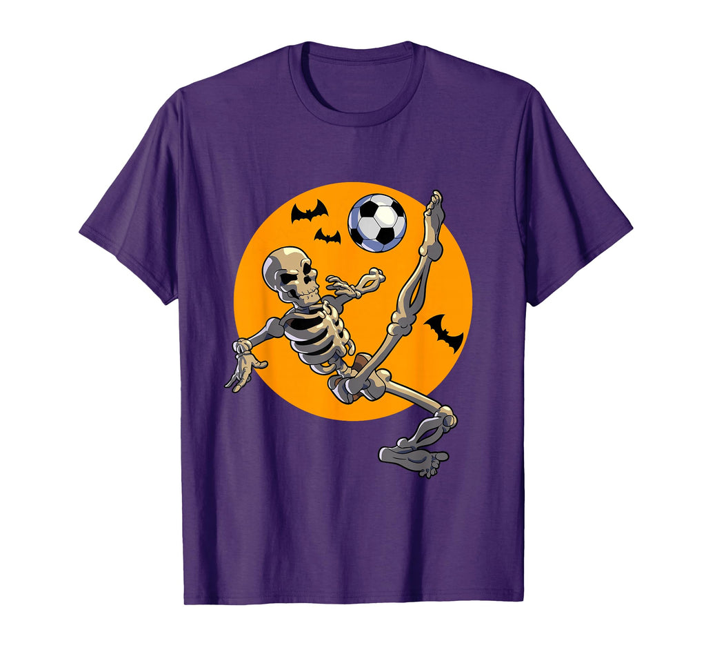 Soccer Skeleton Halloween Skeleton T-Shirt - Graphic Print for Adults - T-Shirt, Sweatshirt, Hoodie