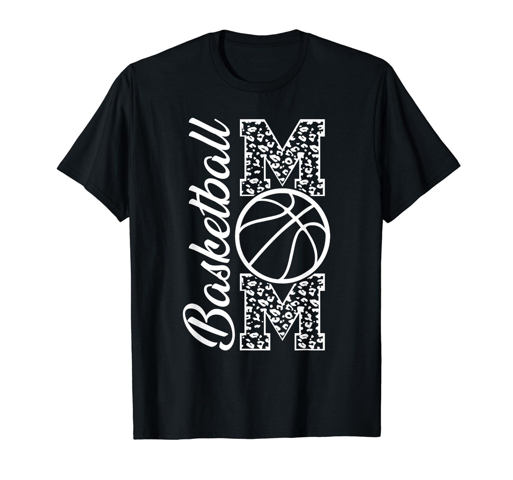 Basketball Mom Leopard Cheetah Proud T-Shirt - Minimalist Print for Adults - T-Shirt, Sweatshirt, Hoodie