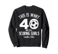 Funny Soccer 40Th Birthday 40 Years Sweatshirt - Graphic Print Men Women - T-Shirt, Sweatshirt, Hoodie