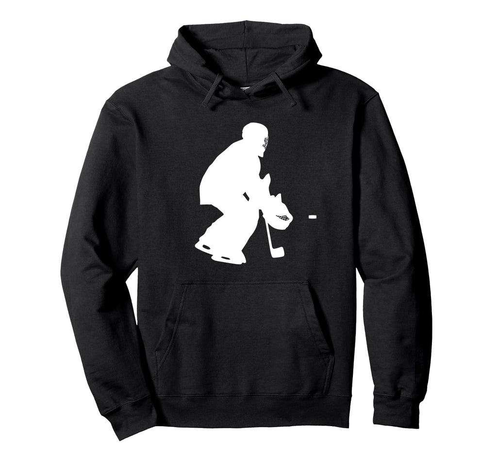 Ice Hockey Player Goalkeeper Ice Hoodie - Custom Art Print Men Women - T-Shirt, Sweatshirt, Hoodie