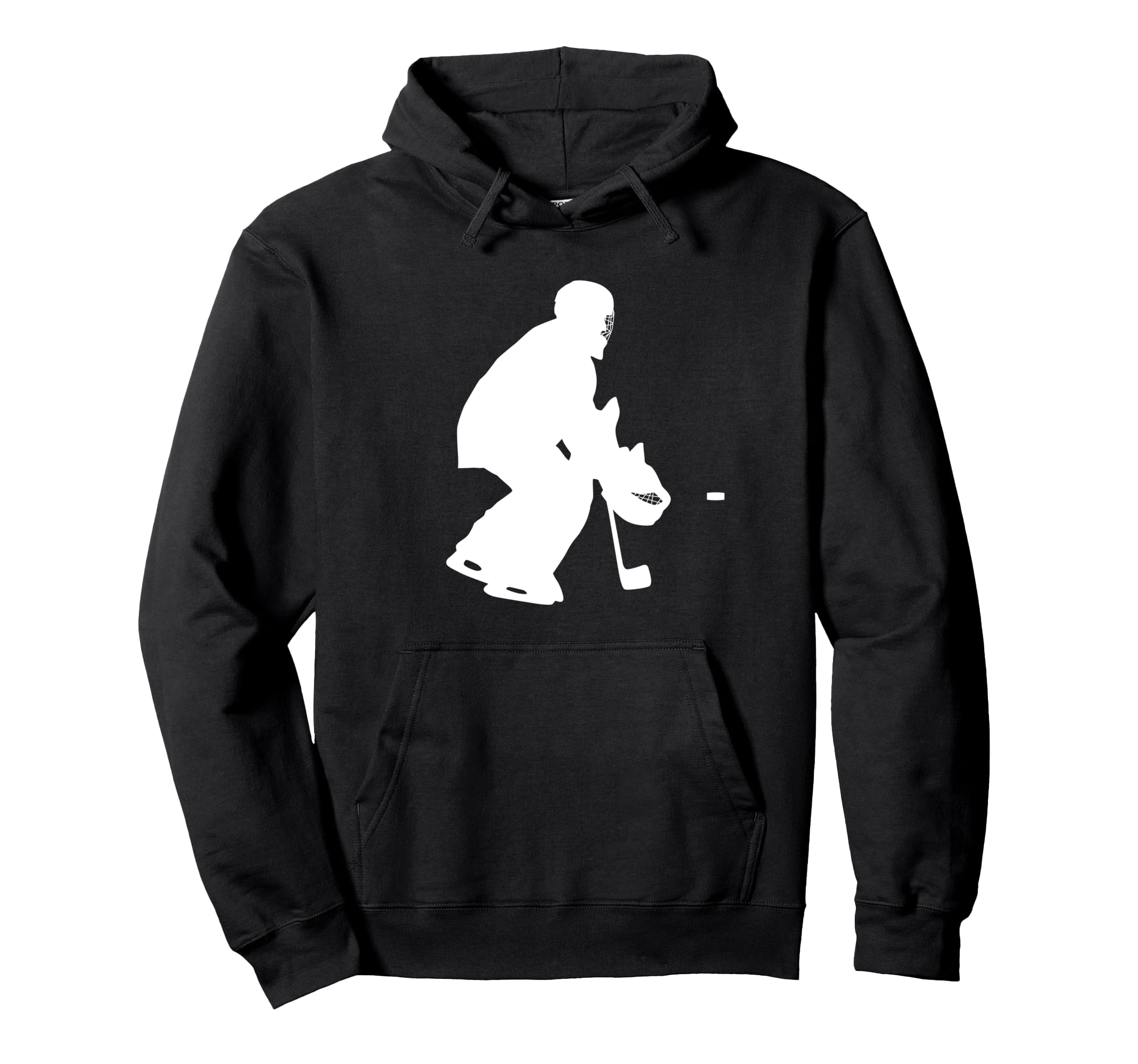 Ice Hockey Player Goalkeeper Ice Hoodie - Custom Art Print Men Women - T-Shirt, Sweatshirt, Hoodie