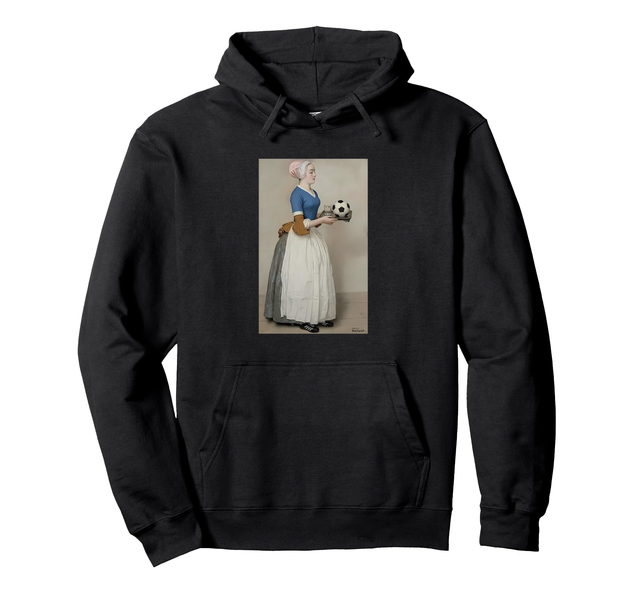 Serving Football Blue Soccer Outfit And Hoodie - Graphic Print for Adults - T-Shirt, Sweatshirt, Hoodie