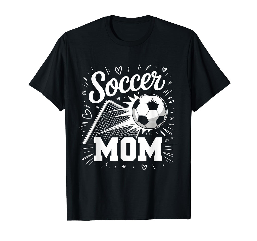 Soccer Mom Heart Family Mothers Day T-Shirt - Aesthetic Graphic for Adults - T-Shirt, Sweatshirt, Hoodie