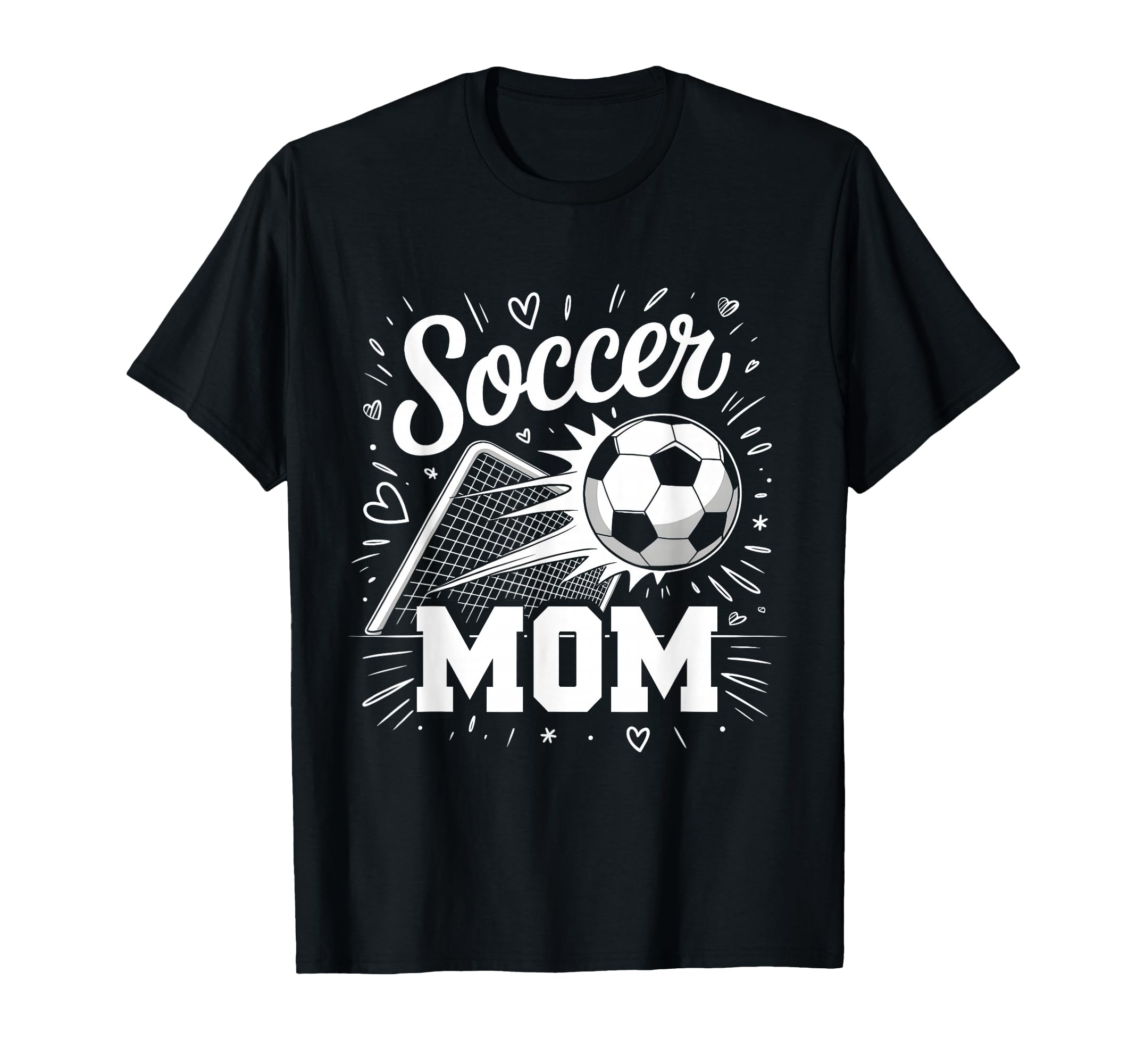 Soccer Mom Heart Family Mothers Day T-Shirt - Aesthetic Graphic for Adults - T-Shirt, Sweatshirt, Hoodie