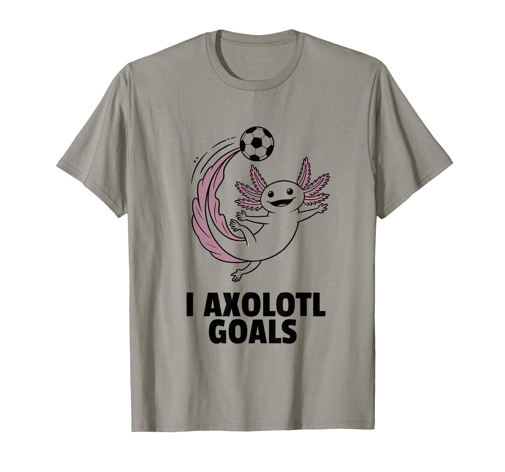 Minimalist Axolotl Soccer Player And T-Shirt - Trendy Graphic Men Women - T-Shirt, Sweatshirt, Hoodie