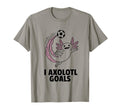 Minimalist Axolotl Soccer Player And T-Shirt - Trendy Graphic Men Women - T-Shirt, Sweatshirt, Hoodie