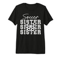 Soccer Sister Coquette Sister Soccer T-Shirt - Aesthetic Graphic Unisex - T-Shirt, Sweatshirt, Hoodie