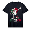 Mexico Flag Heart Dabbing Mexican T-Shirt - Custom Art Print Men Women - T-Shirt, Sweatshirt, Hoodie