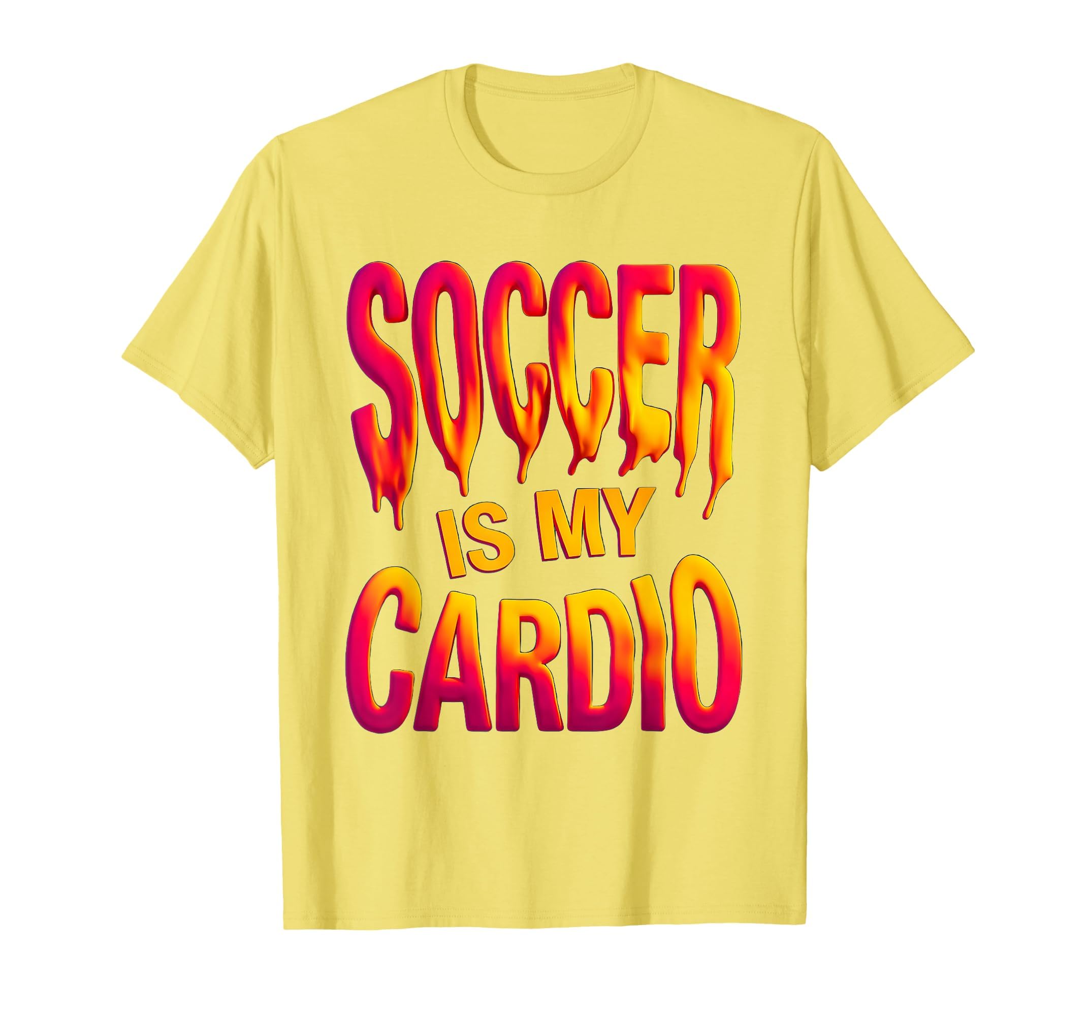 Soccer Is My Cardio Soccer T-Shirt - Trendy Graphic for Adults - T-Shirt, Sweatshirt, Hoodie