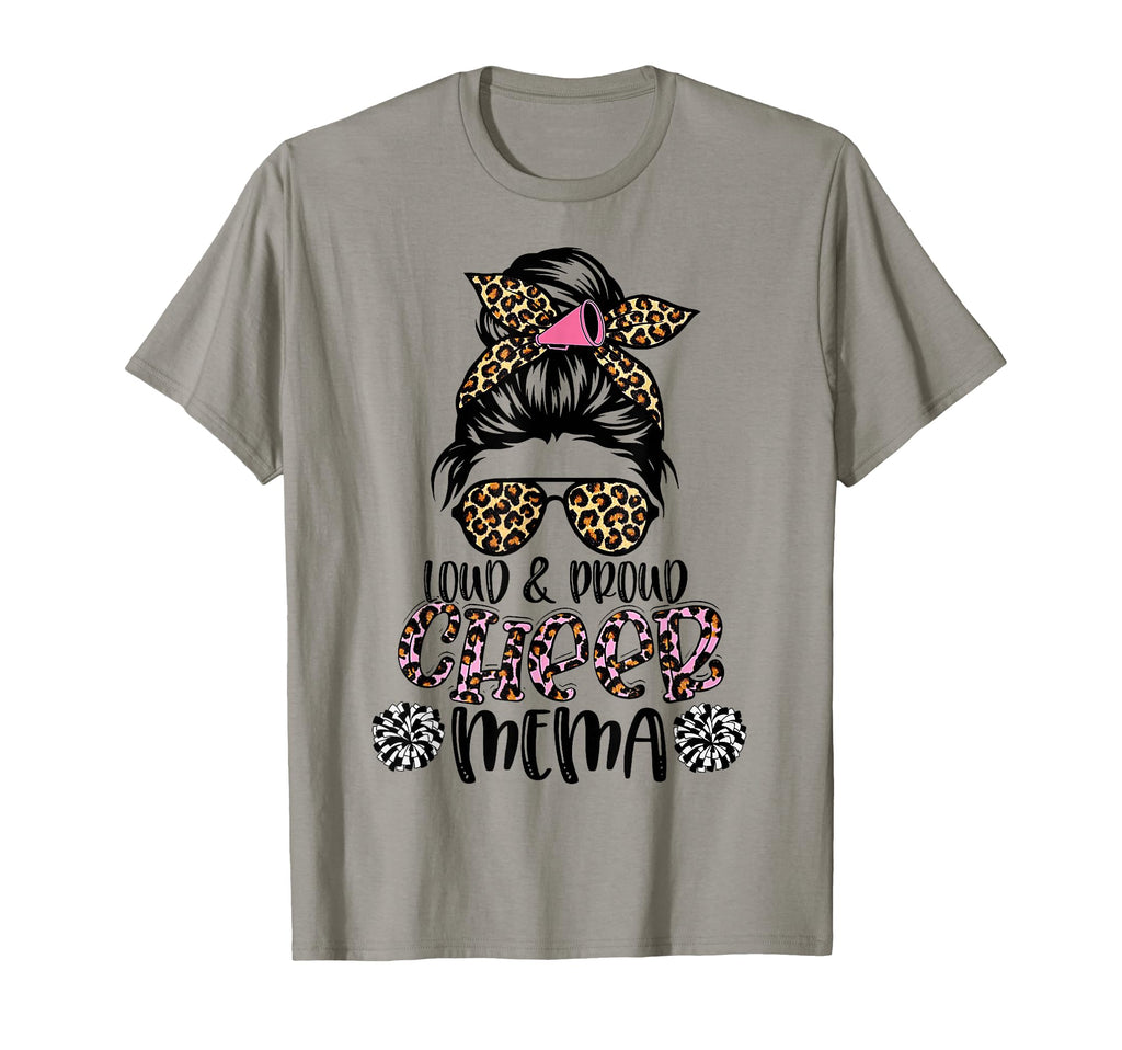 Loud And Proud Cheer Mema Leopard T-Shirt - Custom Art Print Unisex - T-Shirt, Sweatshirt, Hoodie